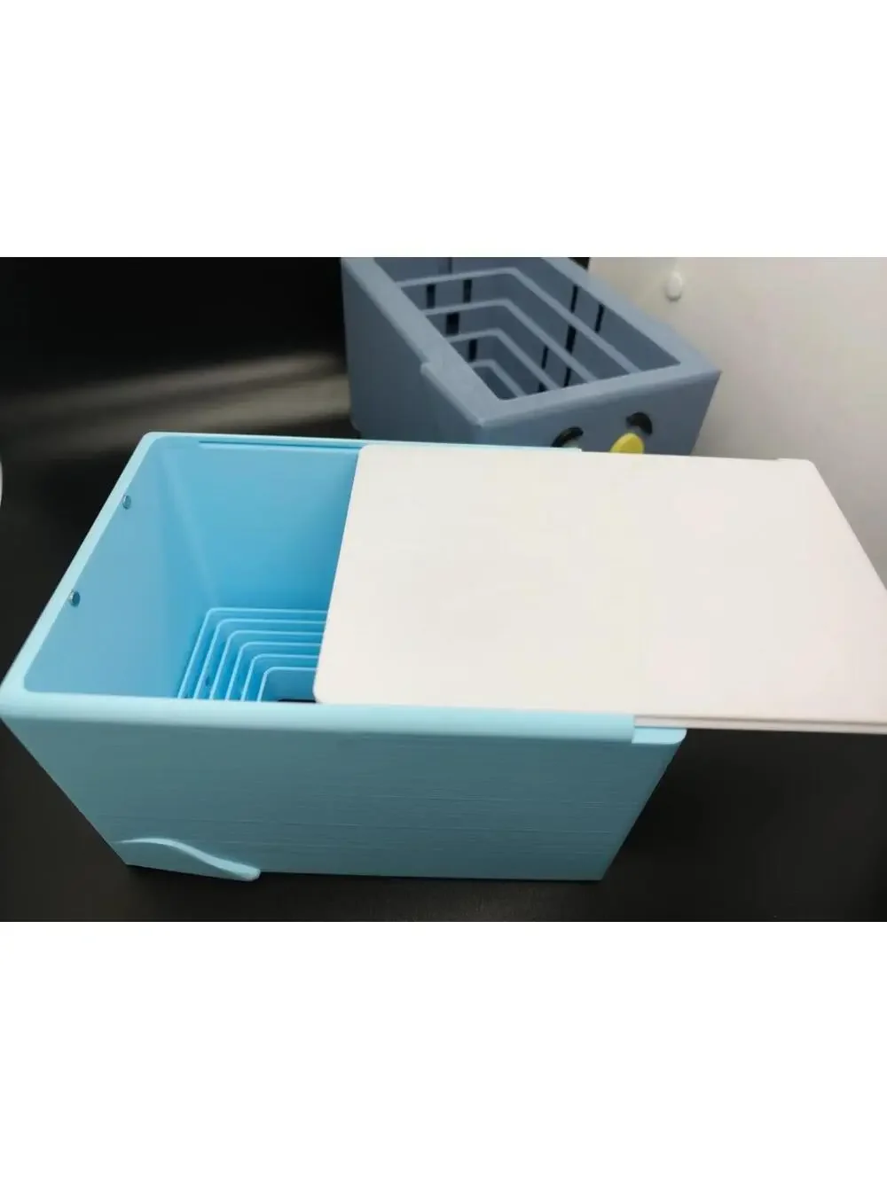 3D Printed Cartoon Cat Style Tissue Box – Sunken Design Napkin Holder